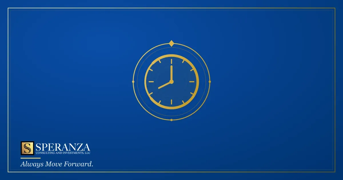 A school day laid out on a clock face from open to close — a Goddard School owner's day — Speranza Consulting and Investments